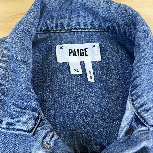 Paige Women's Denim Jean Jacket Size XS - Picture 4 of 10
